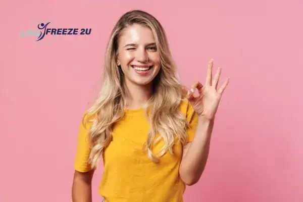 Picture of happy woman after HIFU vaginal tightening Barnet