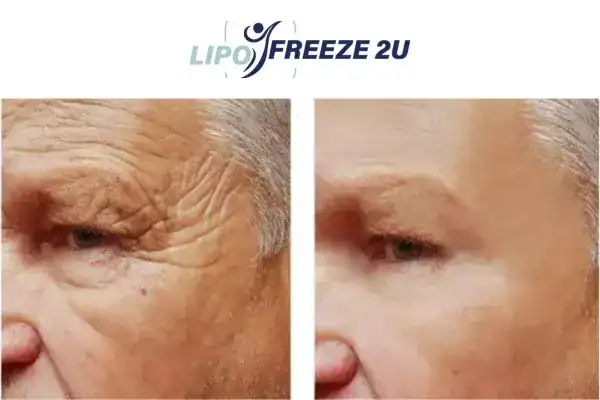 Mens before and after Morpheus 8 Barnet results.