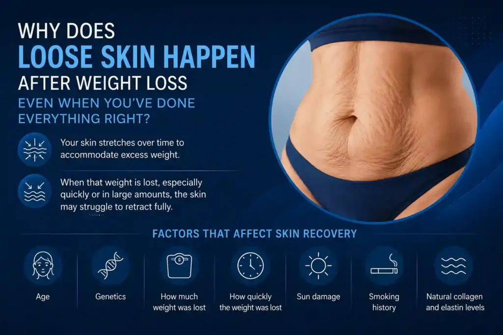 Why Does Loose Skin Happen After Weight Loss Even When You’ve Done Everything Right Barnet?