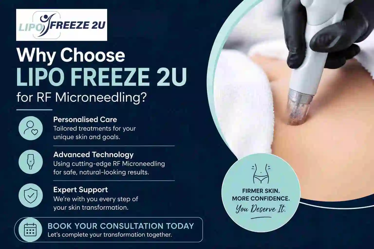 Why Choose LIPO FREEZE 2U for RF Microneedling Barnet?